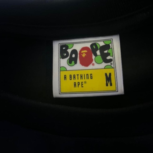 Black and brown Bape shirt. A Bathing Ape - Picture 3 of 5